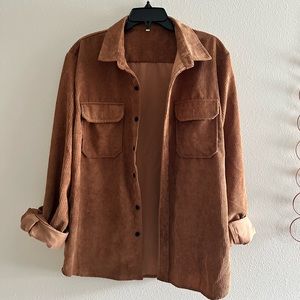 Carmel corduroy oversized shacket
